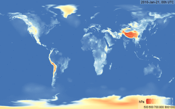 Surface pressure