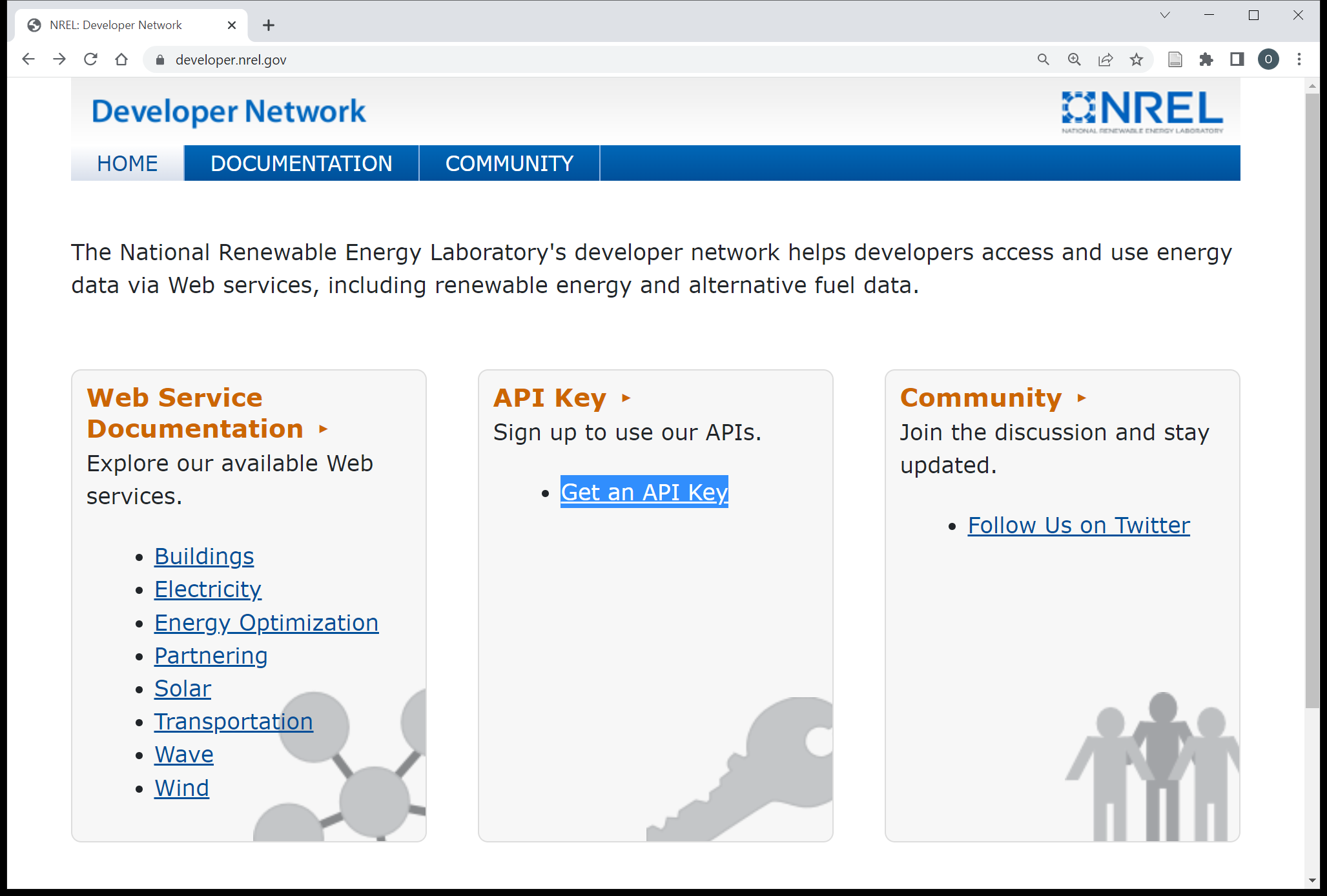 Get an API Key